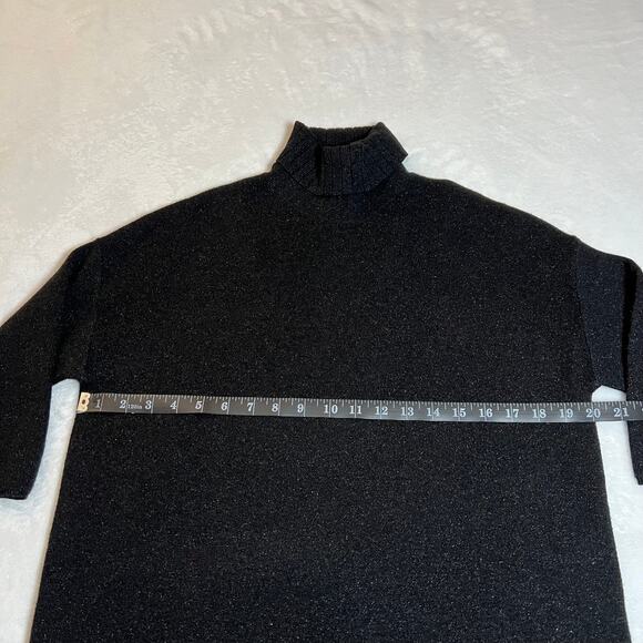 Pomander Place Noir Vivianne Mini Dress Size XS Knit Sweater Metallic Holidays - Picture 9 of 10